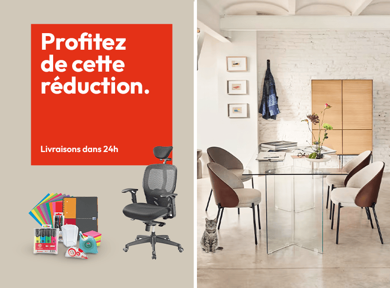 Jusqu'à €100 de remise et points x2 sur le mobilier!