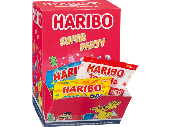 Bonbons HARIBO dès €79 hTVA taxes, services et timbres